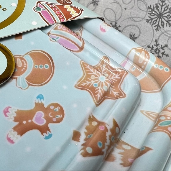 CWC Pastel Blue Christmas GIngerbread Snowman Theme Food Storage Containers - 24 - Picture 8 of 10